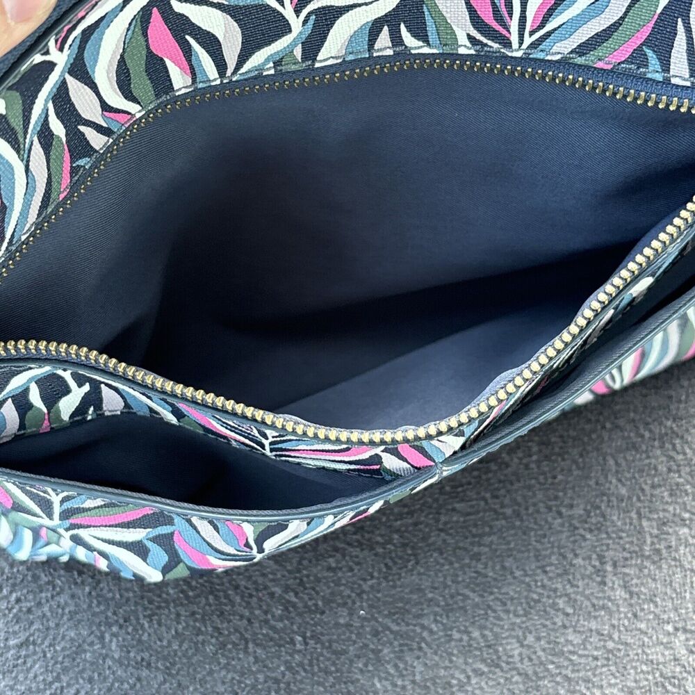 FOSSIL Multi-Colored Botanical PVC/Leather Crossbody Purse Bag Preowned - Picture 7 of 13